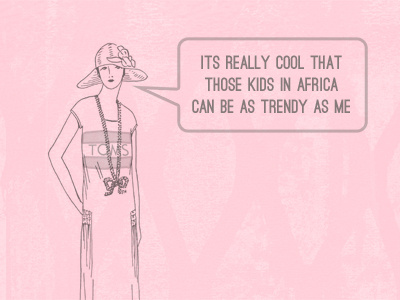 Mickie's Card - The Front card fashion grunge line art pink snarky