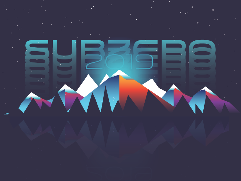 SubZero 2019 retreat reflection mountains snow winter