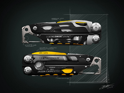 Leatherman Signal Design Sketch