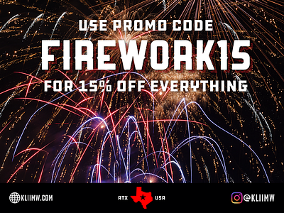 4th of July Promo for Klii Motorwerkes