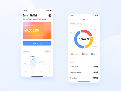 Financial Accounting App app design ui