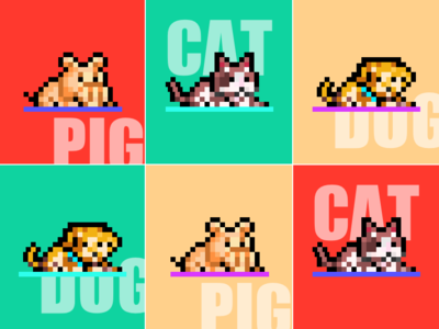 Pixel Pet design icon illustration pixel ui