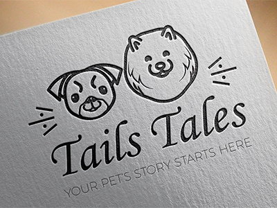 Logo Design for Tails Tales animals city dog inspiration logodesign logoportfolio natural pet petlover spring summer