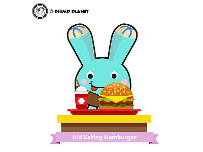 Happy Hamburger Day @PlumpPlanet Story brandidentity branding cartoon character characterdesign coffeemug graphicdesign kids logo productdesign stickerdesign succulent