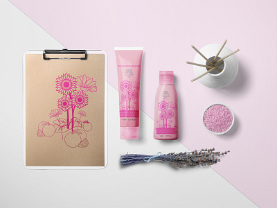 VITASTEM Cosmetics Brand Logo and Package Design