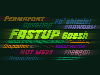 FastUp Typeface