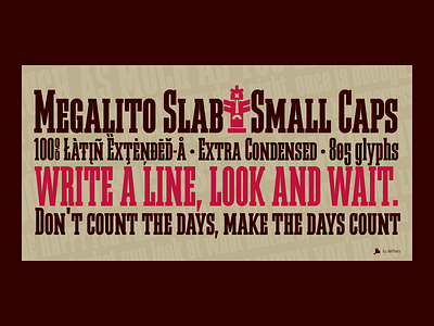 Megalito Slab Font