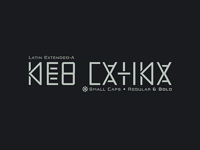 Neo Latina Typefaces alternates bitcoin bold branding design display illustration latin extended a logo open type features rounded small caps square stencil techno typography