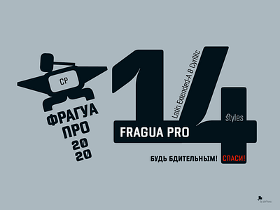 Fragua Pro - Latin & Cyrillic typefaces