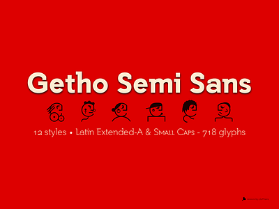 Getho Semi Sans typography alternates bitcoin branding conceptual corporate currencies display editorial geometric latin extended a logo neo grotesque numerals open type features ordinals semi sans semi serif small caps spain typography