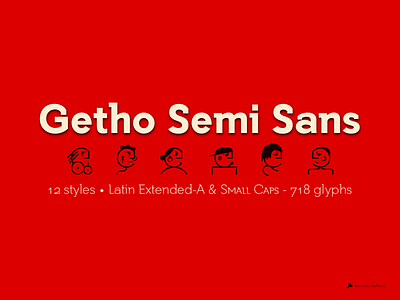 Getho Semi Sans typography