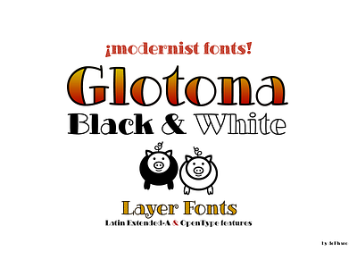 Glotona modernist fonts