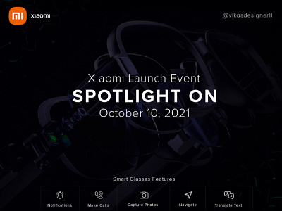 Xiaomi Launch Event Page Design ui web