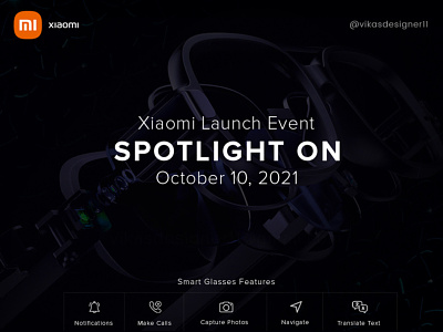 Xiaomi Launch Event Page Design