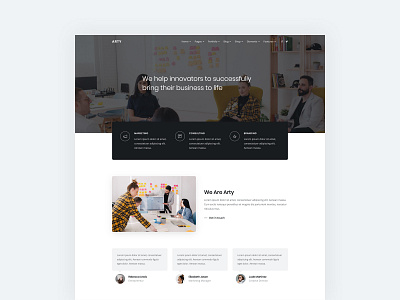 Business web template
