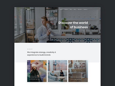 Business web template