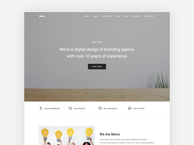 Agency Clean HTML5 Template agency bootstrap clean html5 minimal simple web design