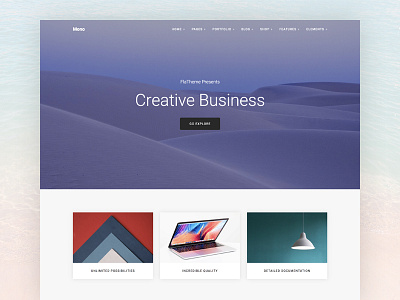 Creative Business HTML5 Template business clean creative html5 minimal modern simple web design