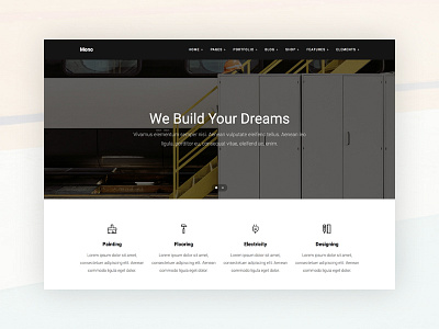 Construction Web Template