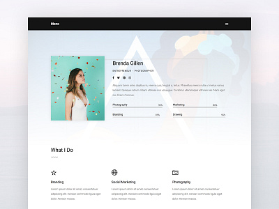 Personal vCard/Resume Template