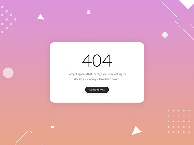 404 Page Design 404 abstract clean material design minimalistic modern simple web design