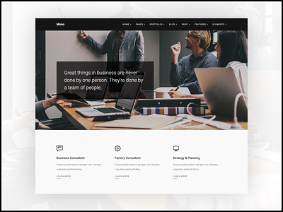 Business Consulting agency bootstrap business clean consulting corporate html5 modern ui web design web template