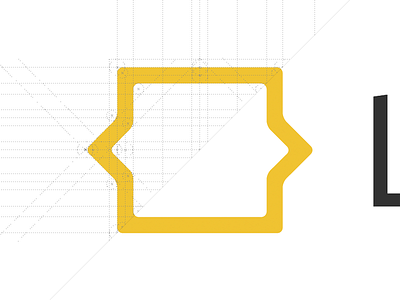 Rebranding LemonStand branding geometric graphic guides identity lemon lines logo