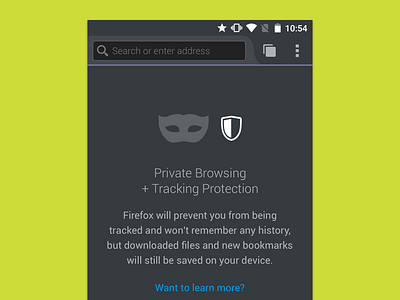 Private Browsing in Firefox android browsing firefox mobile private ui ux