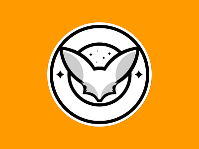Fennec Fox badge emblem fox illustration space sticker