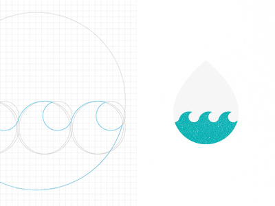 'Aqua' exploration aqua droplet logo water