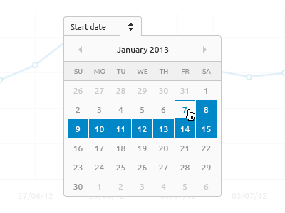Calendar analytics calendar date date picker design management picker statistics stats store ui ux web