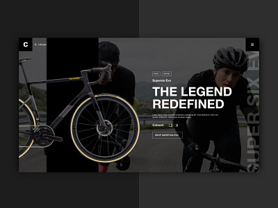 Cannondale website concept design ux