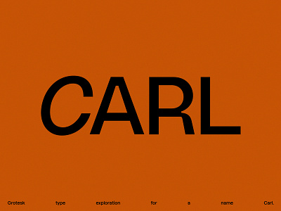 Carl bold grotesk human ink bleed italic logo logotype name natural nature sans serif sharp type typography wood