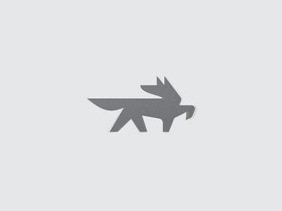 Wolf animal fox grey icon logo seek wolf zoo