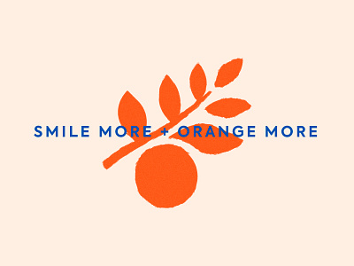 Orange fruit geometrical icon illustration juice minmal orange smile symbol vegan