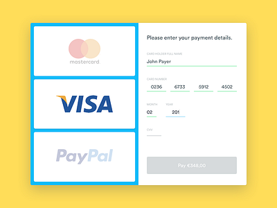 Credit Card - Checkout checkout creditcard dailyui