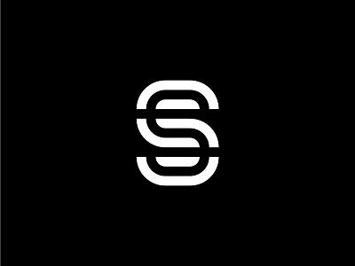 Modern Geometric Letter S