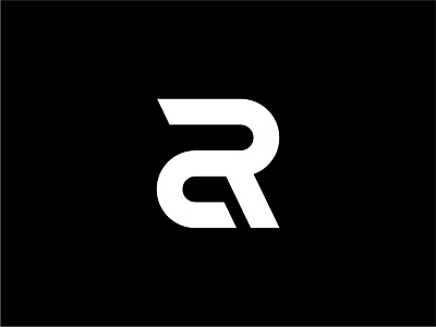 SR Monogram Logo Design black bold branding design geometry icon letter letters lineart lines logo minimal monogram simple typography white