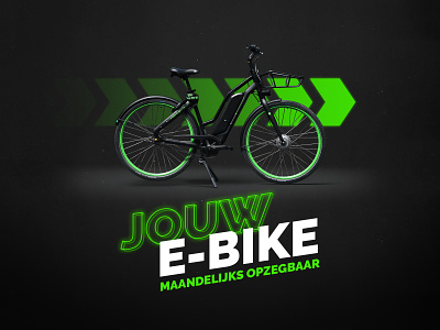 e-bike company flyer a5 bike biking chevron design e-bike ebiketogo edvertising fluorescent flyer green neon colors photoshop subscription visual visualdesign