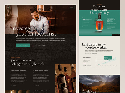 SWI website interface investment scotch service ui visual web webdesign website whisky