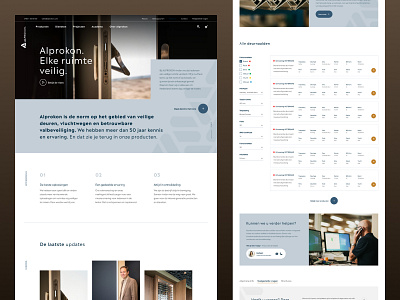 Alprokon website alprokon corporate design desktop doors figma manufacturer meeting stile visualdesign website