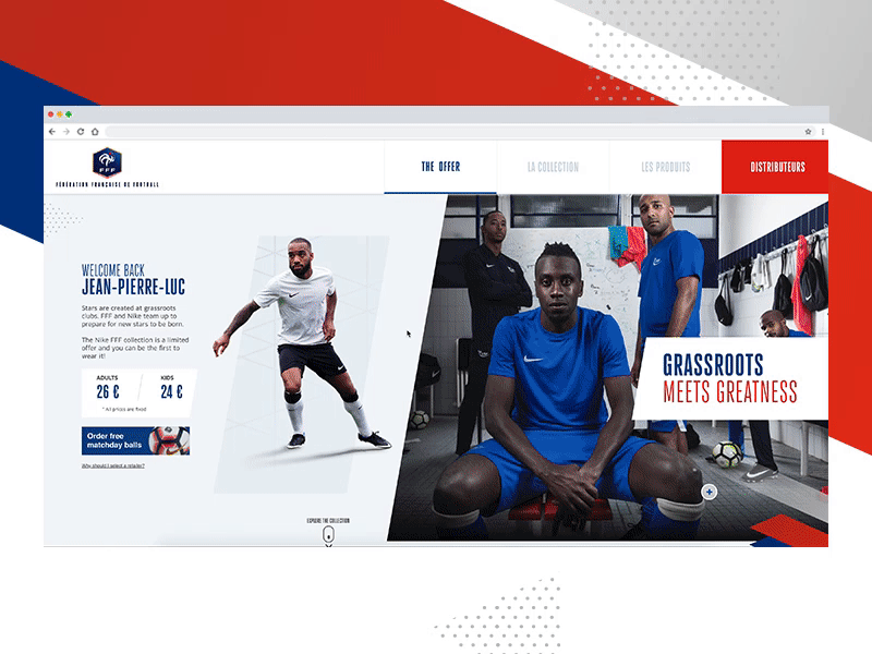 Nike & FFF collection campaign collection football french football federation ligue 1 matuidi nike products