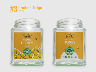Honey - Product Design adobe ilustrator food product glass bottle honey label design label packaging organic packaging packaging design product product design