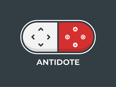 Antidote adobe ilustrator antidote antitode brand brand identity branding game gamer gaming gaming logo graphic design logo logo a day logo design logotype minimal youtube gaming youtuber