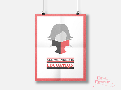 Female Education Poster