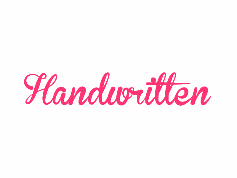 Handwrite Animation