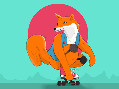 Foxy skater