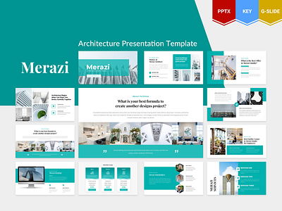 Merazi – Architecture Presentation Template architecture construction furniture home house interior keynote keynote presentation powerpoint ppt ppt template slide