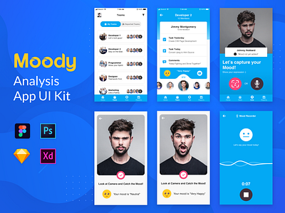 Moody Analysis App UI Kit