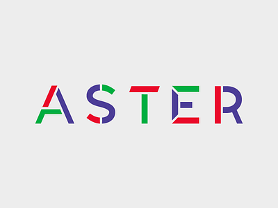 Aster Logo logo typography